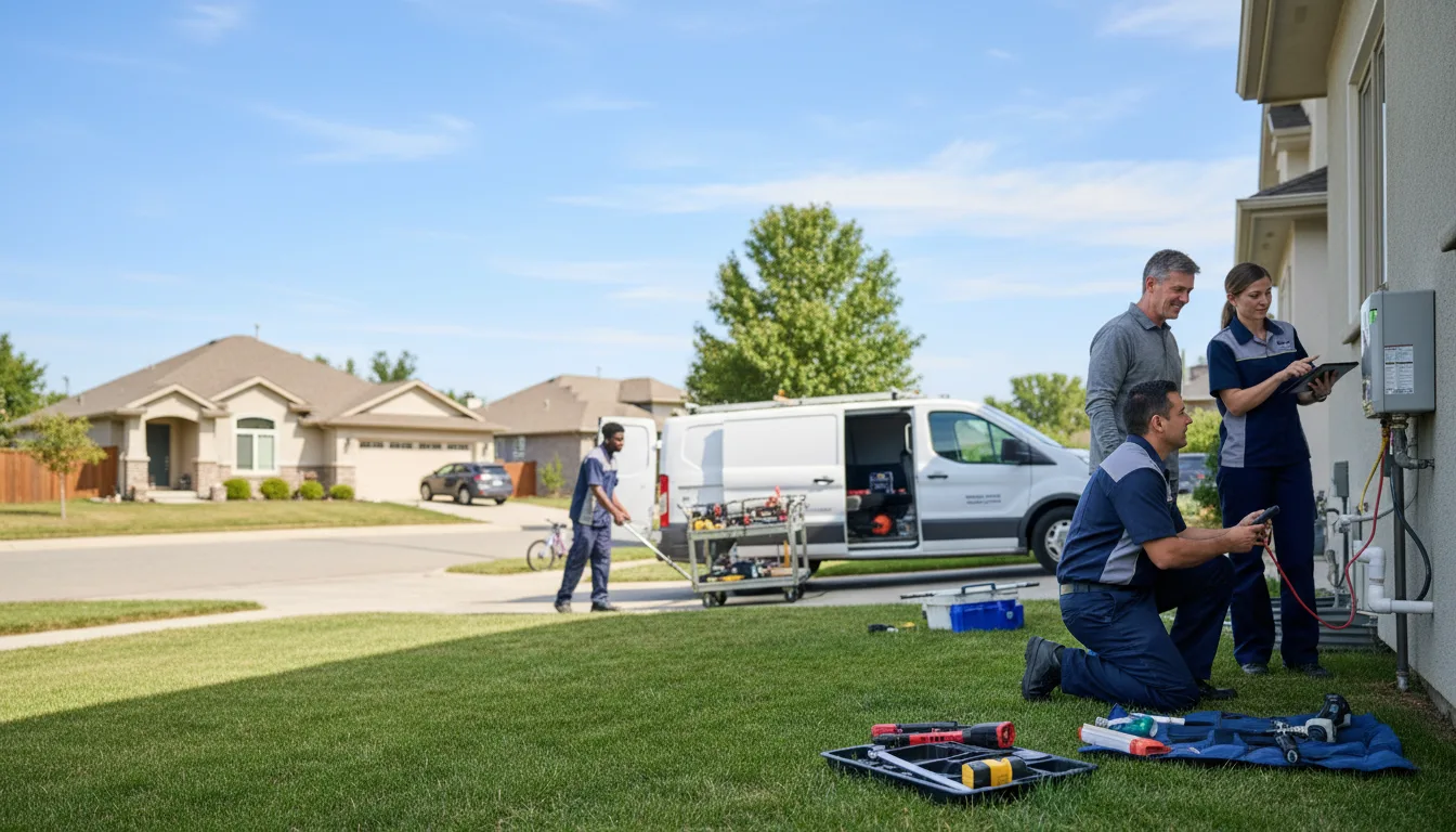 Tankless water heater service in Corning, IA